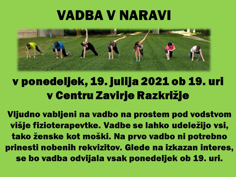Vadba na prostem